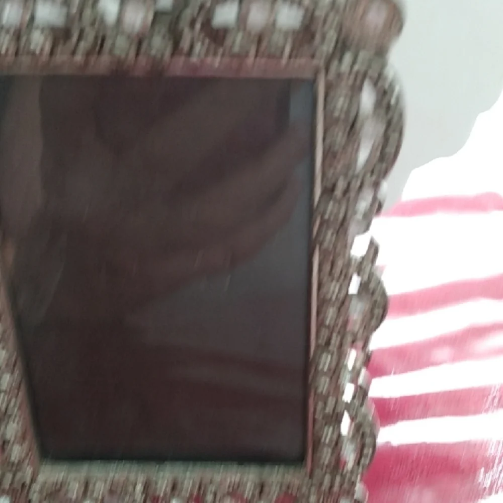 Elegant Silver Ornate Photo Frame